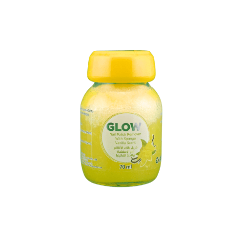 مزيل طلاء الاظافر مع الاسفنجه برائحة الفانيليا