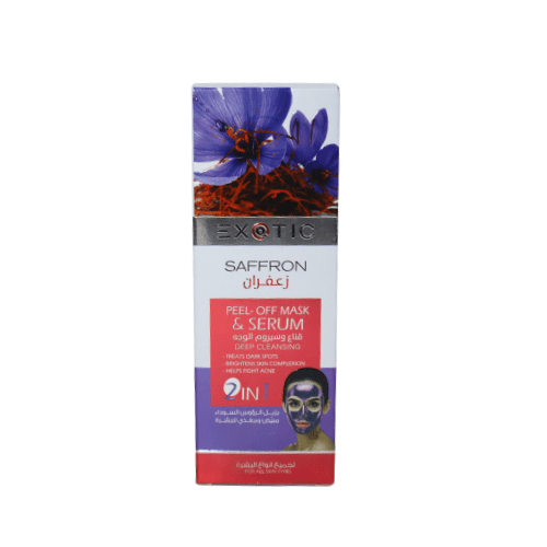 قناع وسيرم للوجه بخلاصة الزعفران