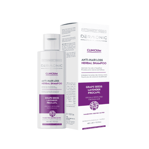 ديرمونك شامبو لتساقط الشعر ببذور العنب واللافندر