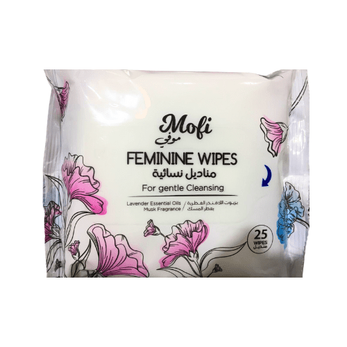موفي مناديل مبللة نسائية بعطر المسك 25 منديل