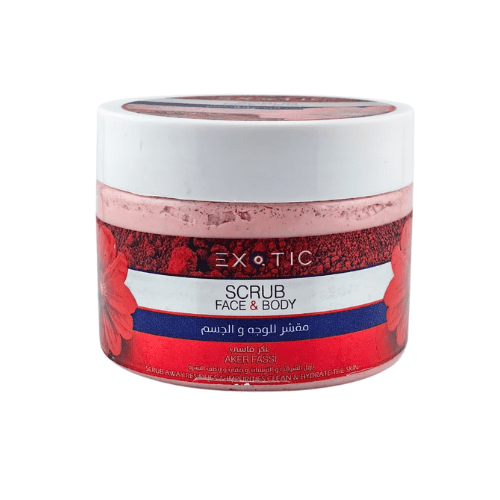 مقشر للوجه والجسم بالعكر الفاسي 400 مل