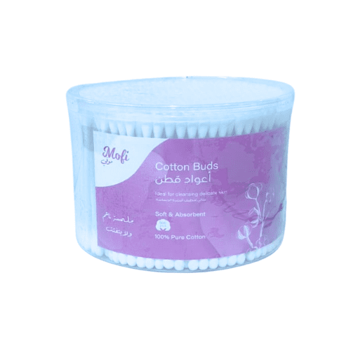 موفي اعواد خشبية بطرف قطنى 500 قطعه