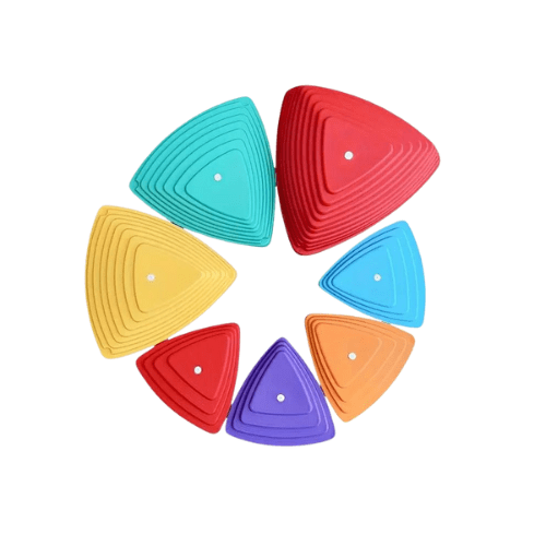 احجار التدريب على التوازن البلاستيكية 7 قطع