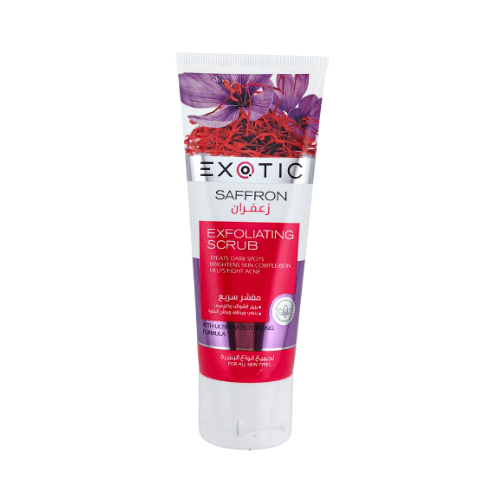 ايكزوتيك مقشر سريع للوجه والجسم بخلاصة الزعفران 75 مل