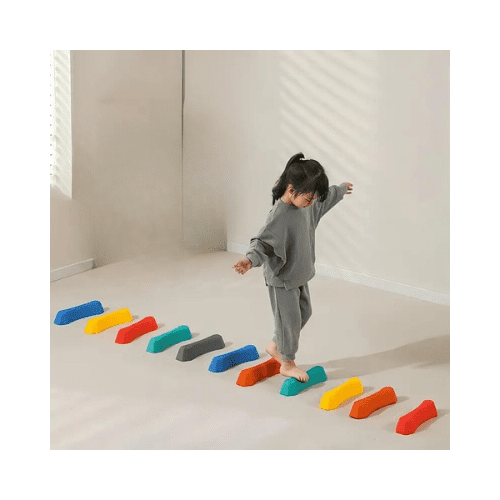 أحجار التوازن المستطيلة البلاستكية 8 قطع