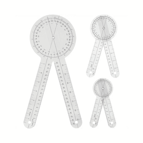 طقم جنيوميتر قياس زوايا المفاصل Plastic goniometers